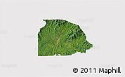 Satellite 3D Map of Gilmer County, cropped outside