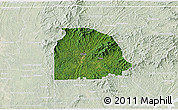 Satellite 3D Map of Gilmer County, lighten
