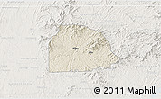 Shaded Relief 3D Map of Gilmer County, lighten
