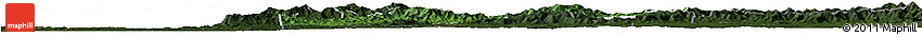 Satellite Horizon Map of Gilmer County, darken