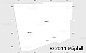 Silver Style Simple Map of Haralson County, single color outside