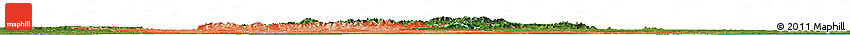 Political Shades Horizon Map of Georgia, satellite outside