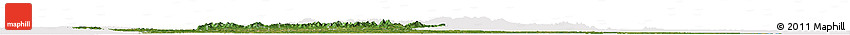 Satellite Horizon Map of Georgia, cropped outside