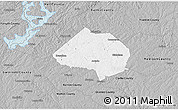 Gray 3D Map of Jackson County
