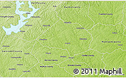 Physical 3D Map of Jackson County