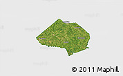 Satellite 3D Map of Jackson County, single color outside