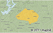 Savanna Style 3D Map of Jackson County