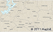 Shaded Relief 3D Map of Jackson County