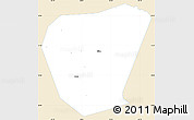 Classic Style Simple Map of Jenkins County, single color outside
