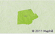 Physical 3D Map of Putnam County, lighten