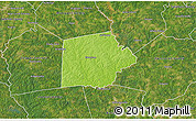 Physical 3D Map of Putnam County, satellite outside