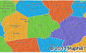Political 3D Map of Putnam County
