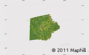 Satellite Map of Putnam County, cropped outside