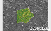 Satellite Map of Putnam County, desaturated