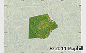 Satellite Map of Putnam County, lighten