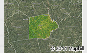 Satellite Map of Putnam County, semi-desaturated