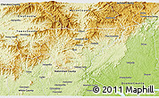 Physical 3D Map of Rabun County