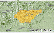 Savanna Style 3D Map of Rabun County