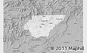 Gray Map of Rabun County