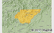 Savanna Style Map of Rabun County