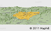 Savanna Style Panoramic Map of Rabun County