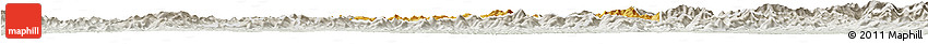 Physical Horizon Map of Union County, lighten, semi-desaturated