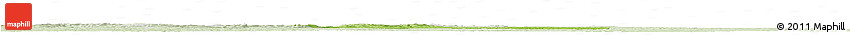 Physical Horizon Map of Upson County, lighten