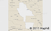 Classic Style 3D Map of Ware County