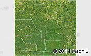 Satellite 3D Map of Ware County
