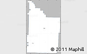 Gray Simple Map of Webster County, single color outside