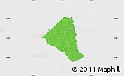 Political Map of Wheeler County, single color outside