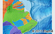 Political Map of ZIP code 96749