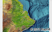 Satellite Map of ZIP code 96749