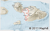 Classic Style 3D Map of ZIP code 96753