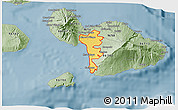 Savanna Style 3D Map of ZIP code 96753