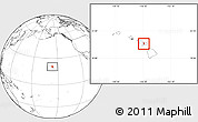 Blank Location Map of ZIP code 96753
