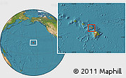 Satellite Location Map of ZIP code 96753