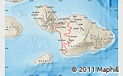 Shaded Relief Map of ZIP code 96753