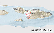 Classic Style Panoramic Map of ZIP code 96753
