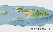 Savanna Style Panoramic Map of ZIP code 96753