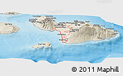 Shaded Relief Panoramic Map of ZIP code 96753