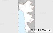 Gray Simple Map of ZIP code 96753
