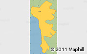 Savanna Style Simple Map of ZIP code 96753
