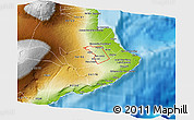 Physical 3D Map of ZIP code 96771