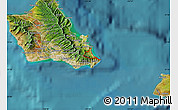 Satellite Map of ZIP code 96795