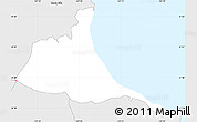 Silver Style Simple Map of ZIP code 96795