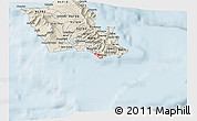 Classic Style 3D Map of ZIP code 96815