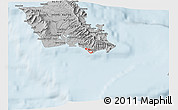 Gray 3D Map of ZIP code 96815