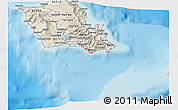 Shaded Relief 3D Map of ZIP code 96815