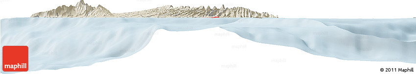 Classic Style Horizon Map of ZIP Code 96815